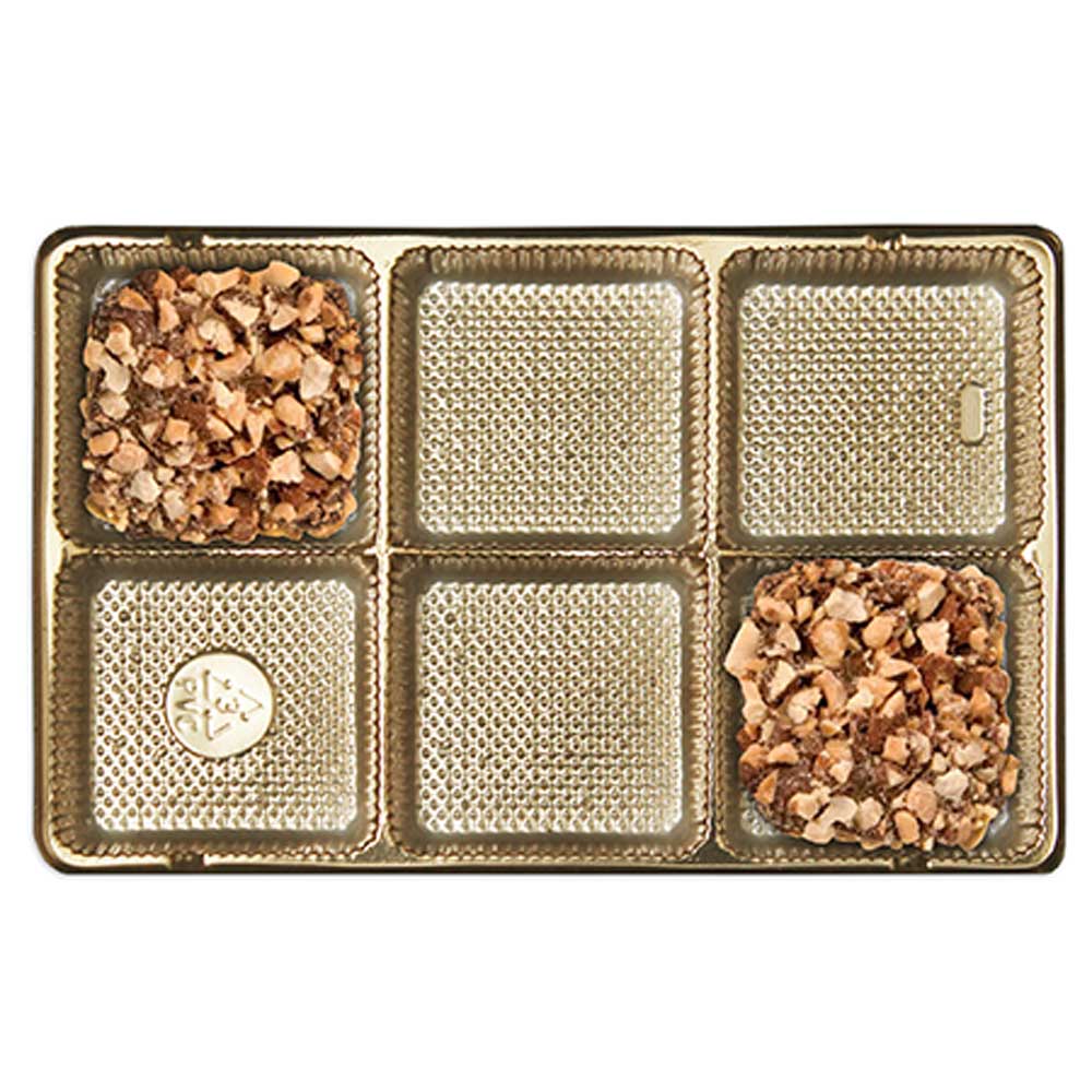 Gold 1/2 lb Rectangular Tray 6 Cavity