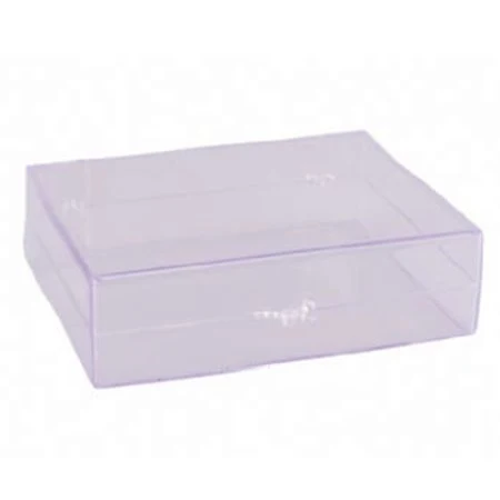 1/4 Lb. Clear Rectangular Box  Pk/6