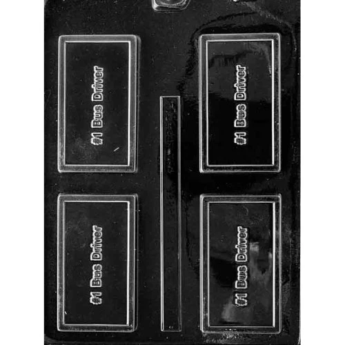 #1 Bus Driver Card Candy Mold