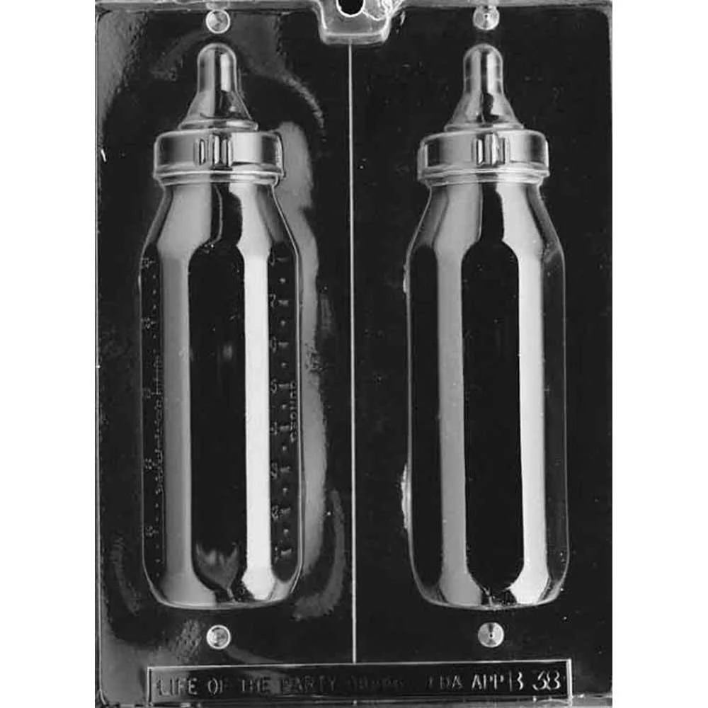 3D Baby Bottle 8 Ounce Size Chocolate Mold