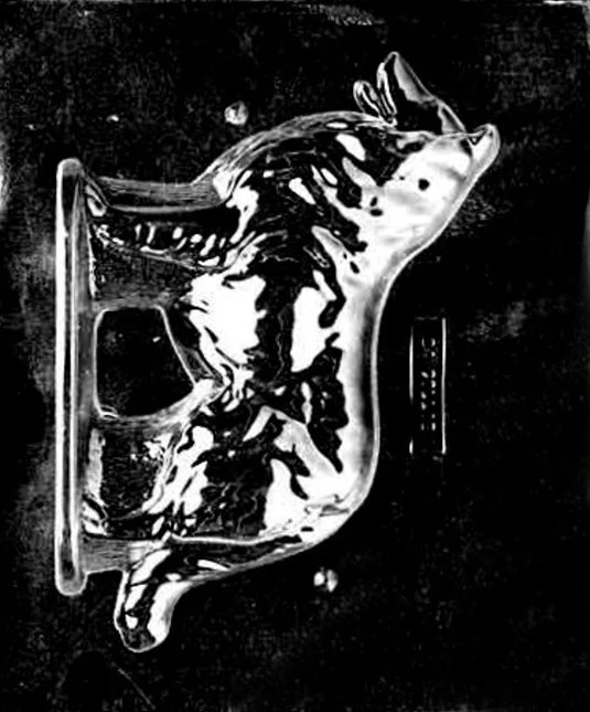 3-D Collie Dog Candy Mold Part- A