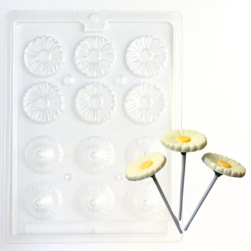 3D Daisy Pop Candy Mold