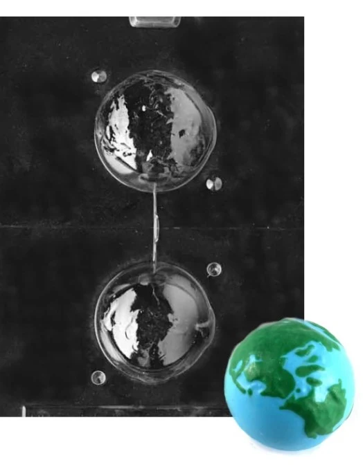 3-D Globe Candy Mold