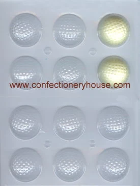 3-D Golf Balls Candy Mold