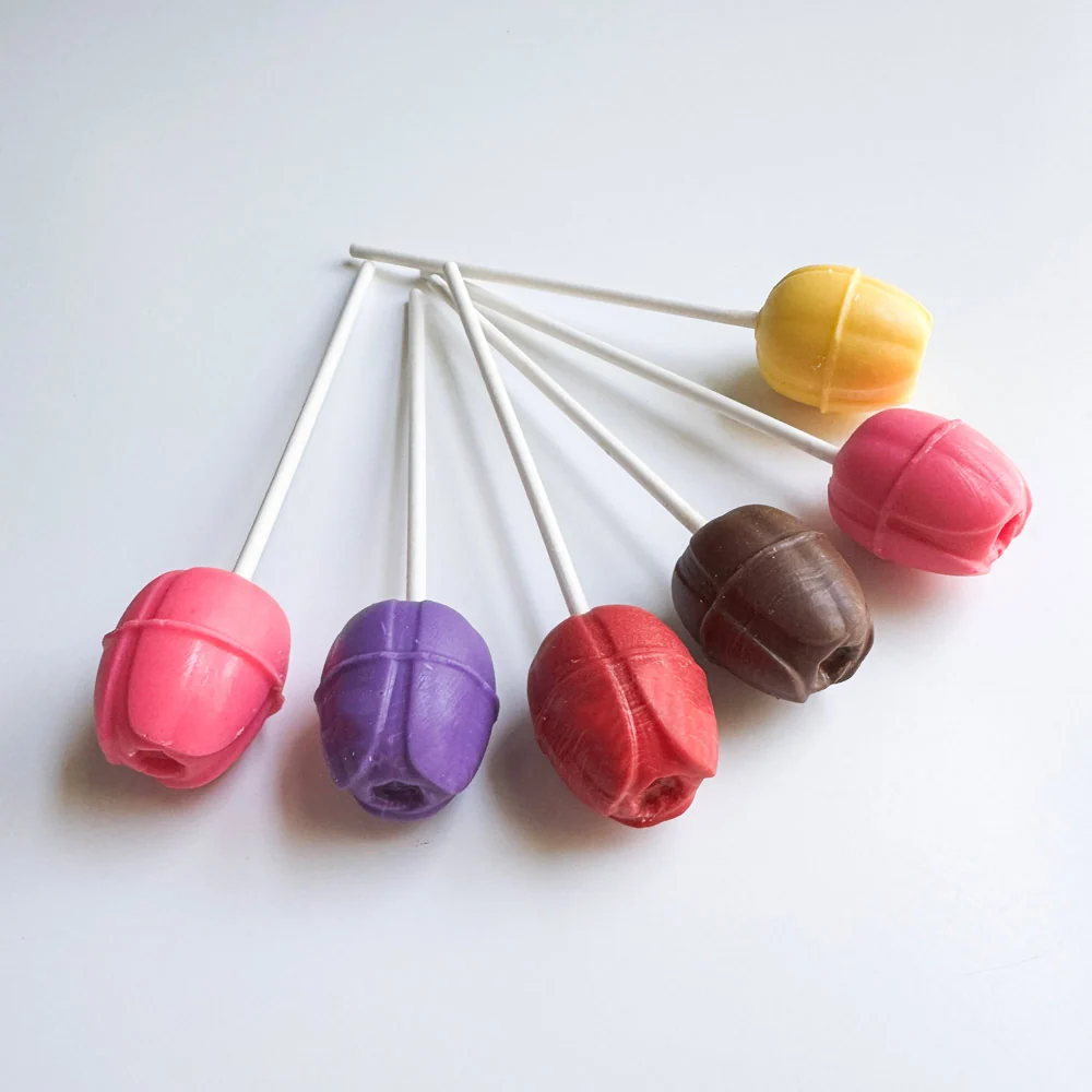 3-D Medium Tulip Pop Candy Mold - Image 2