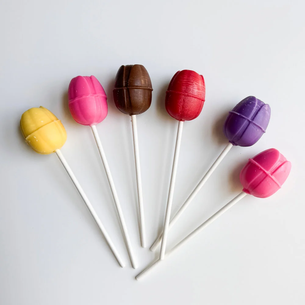 3-D Medium Tulip Pop Candy Mold - Image 3