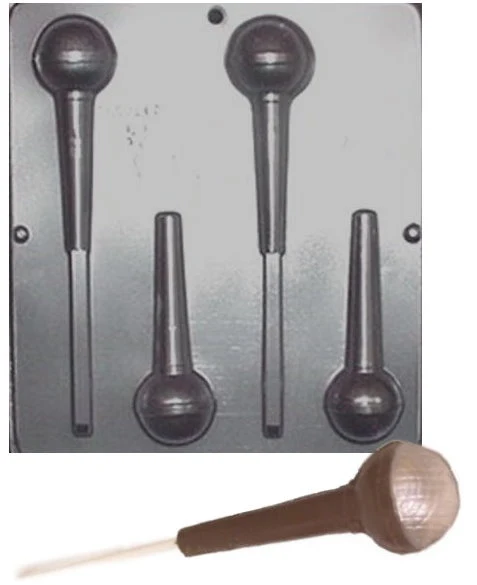 3-D Microphone Pop Candy Mold