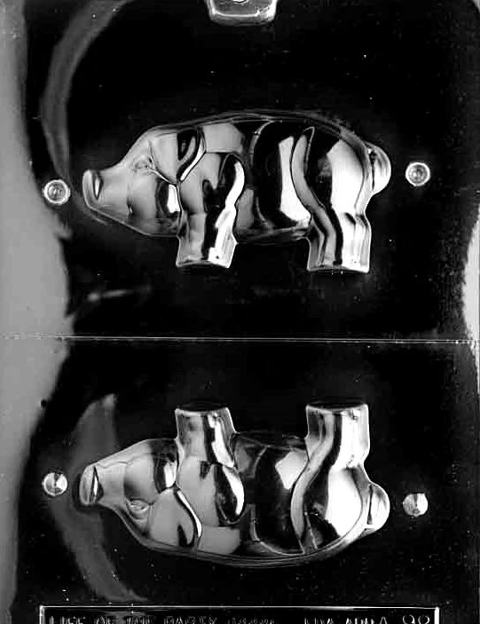 3-D Standing Pig Candy Mold
