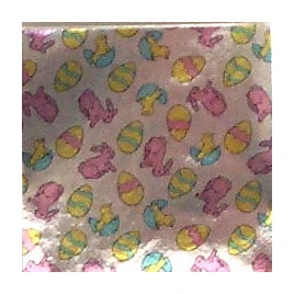 3x3 inch Easter Print Foil Candy Wrappers