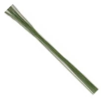 #30 Green Covered 6 in. Floral Wire