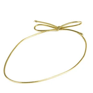 32 in. Gold Metalic Stretch Loop