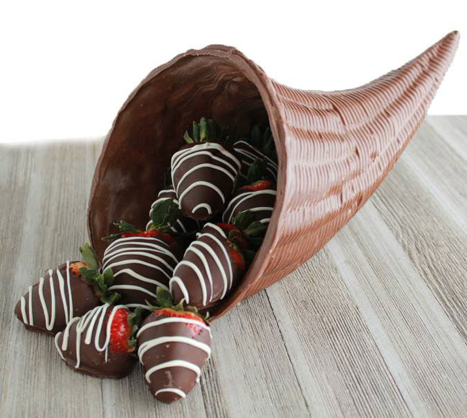 3D Extra Large Cornucopia Candy Mold Set - Image 2