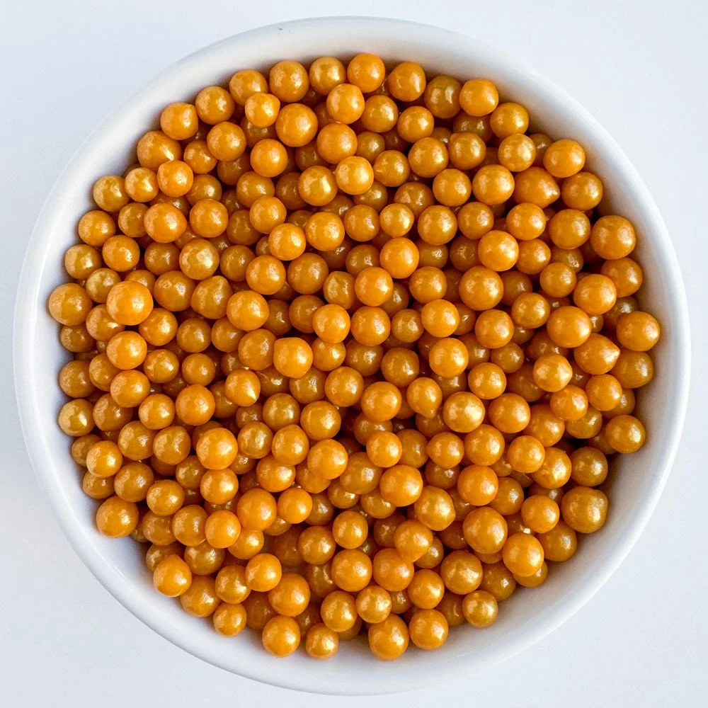 4MM Gold Edible Pearls
