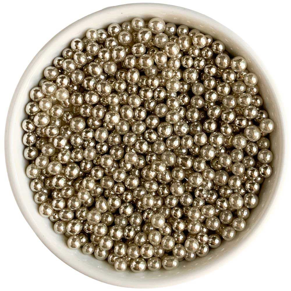 4MM Silver Dragees