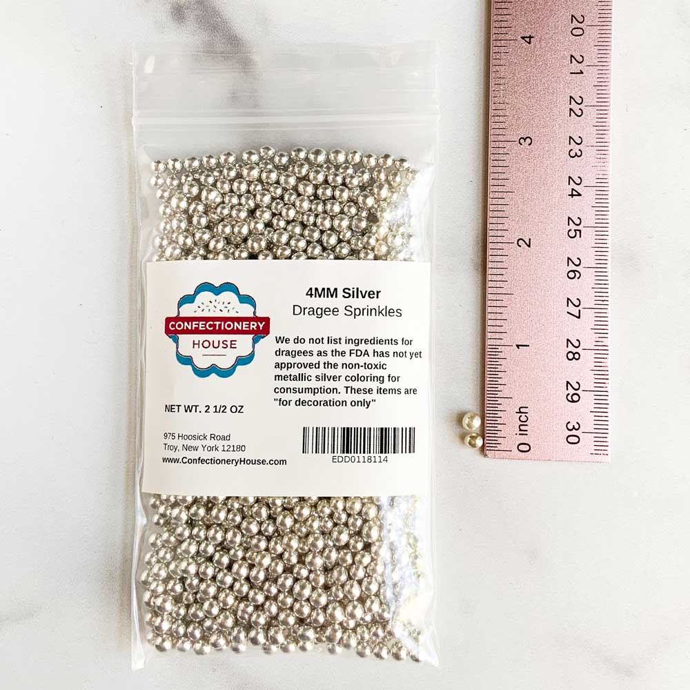 4MM Silver Dragees - Image 3