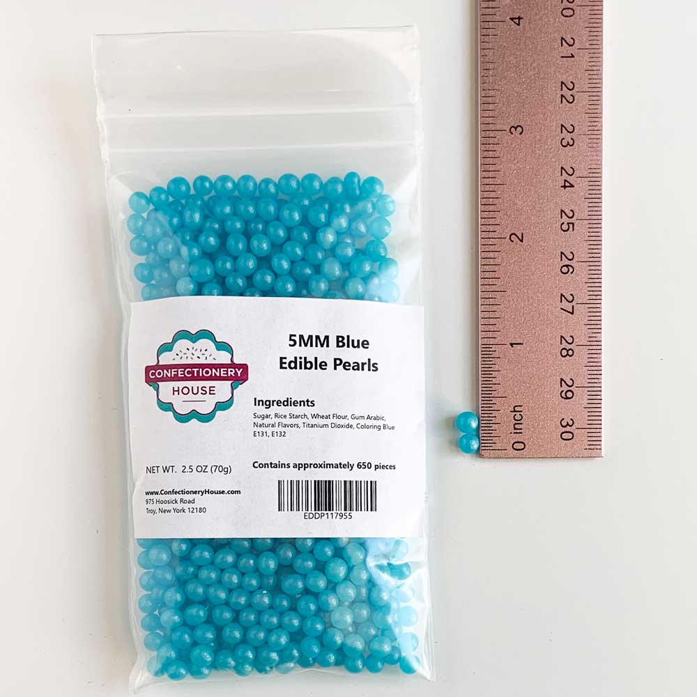 5MM Blue Edible Pearls - Image 2