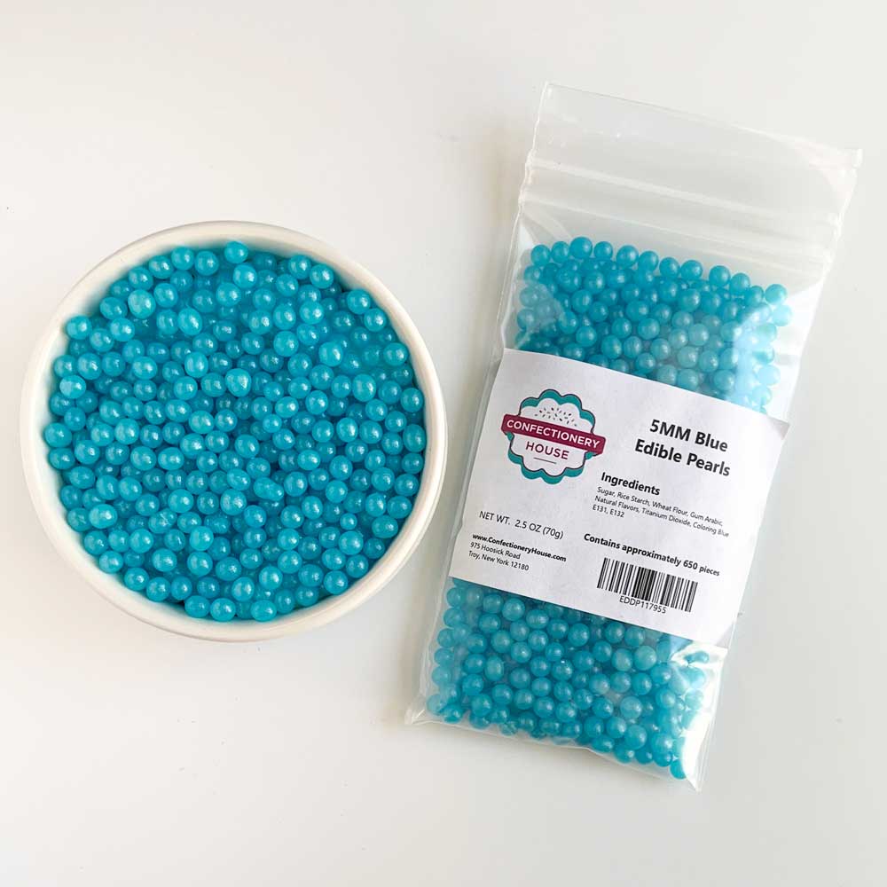 5MM Blue Edible Pearls - Image 3