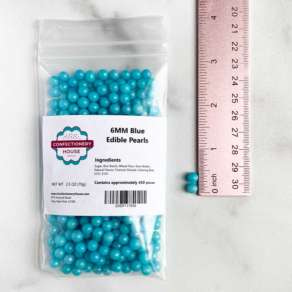 6MM Blue Edible Pearls - Image 3