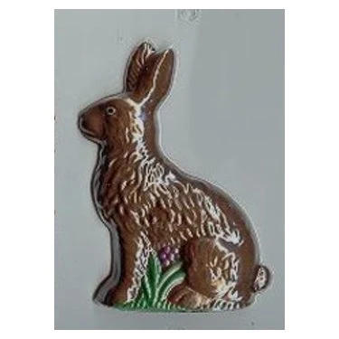 8" Sitting Bunny 3D Candy Mold Part A