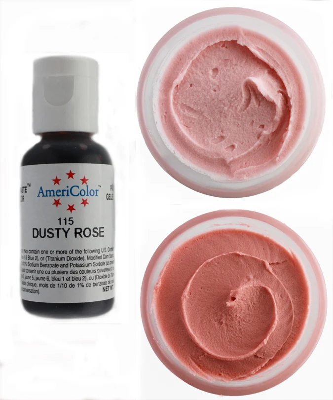 Dusty Rose AmeriColor Gel Paste Food Color
