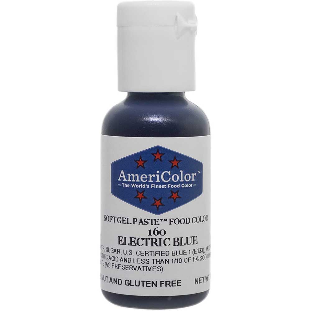 Electric Blue AmeriColor Gel Paste Food Color