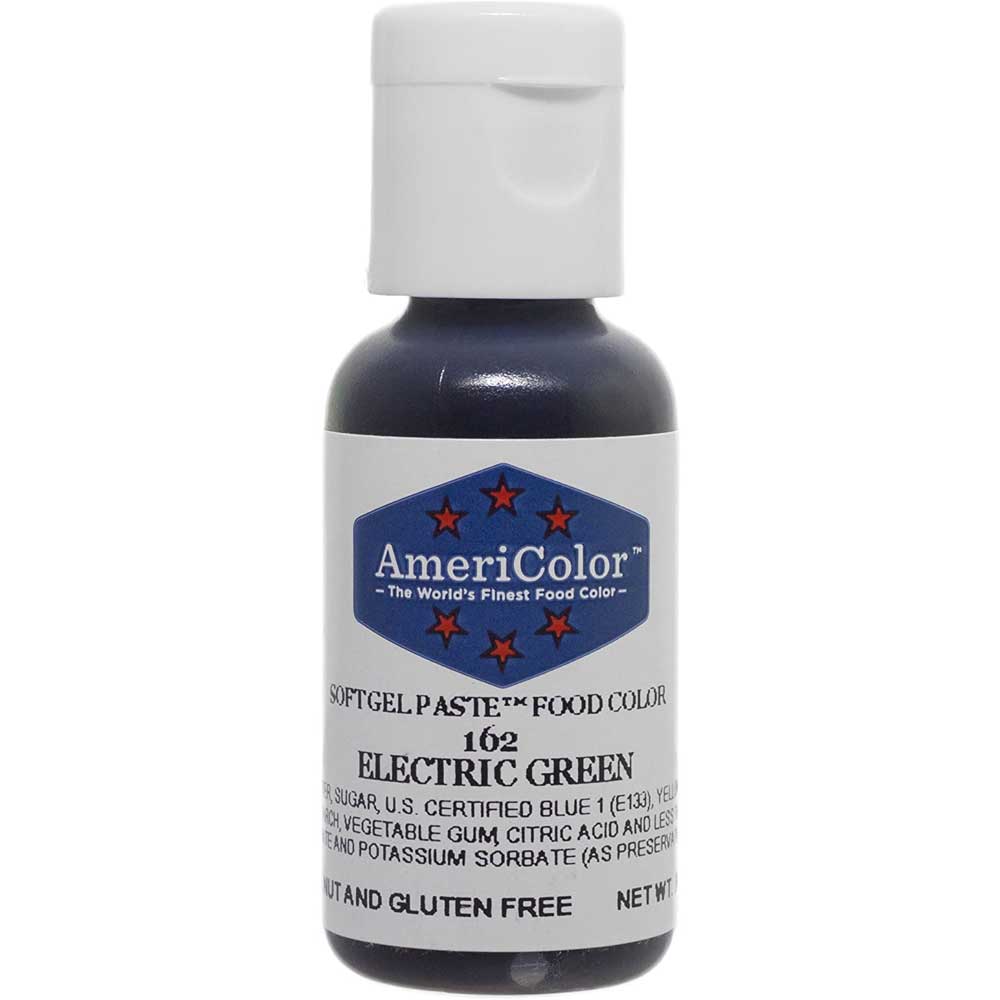 Electric Green AmeriColor Gel Paste Food Color