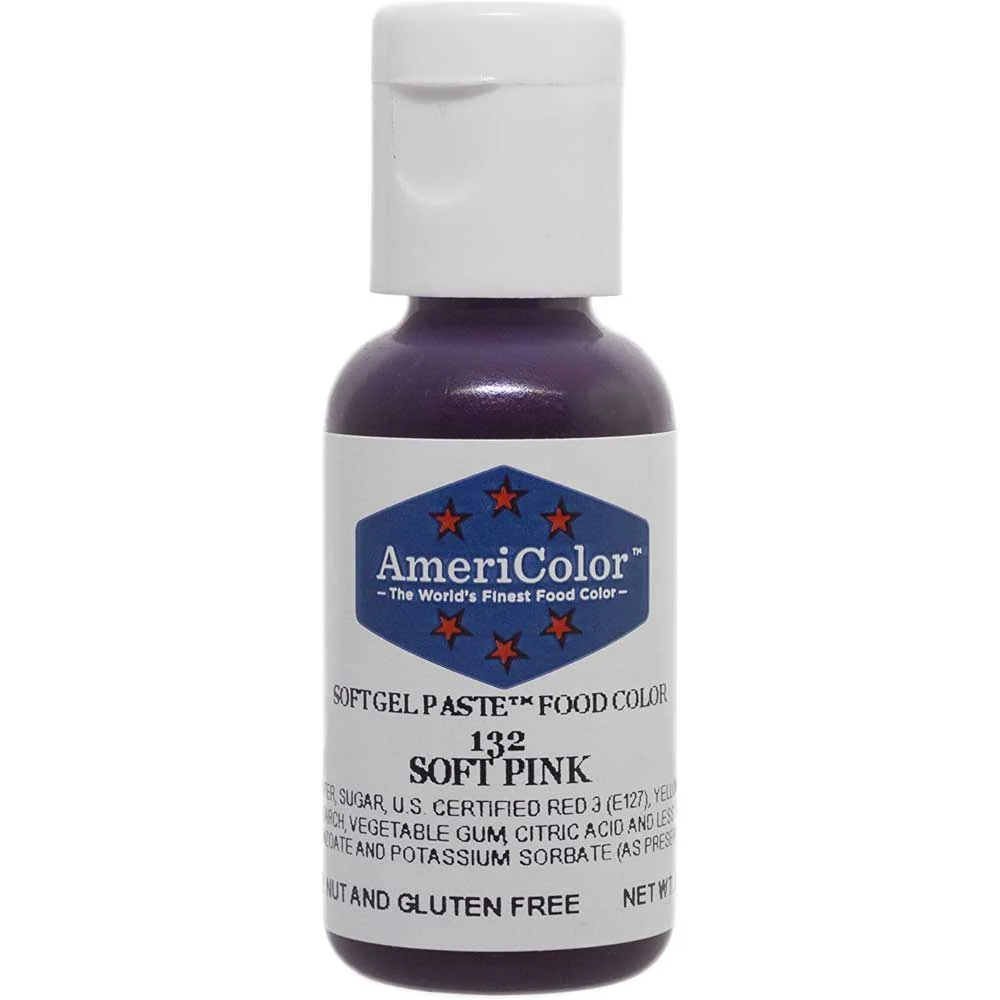 Soft Pink AmeriColor Gel Paste Food Color