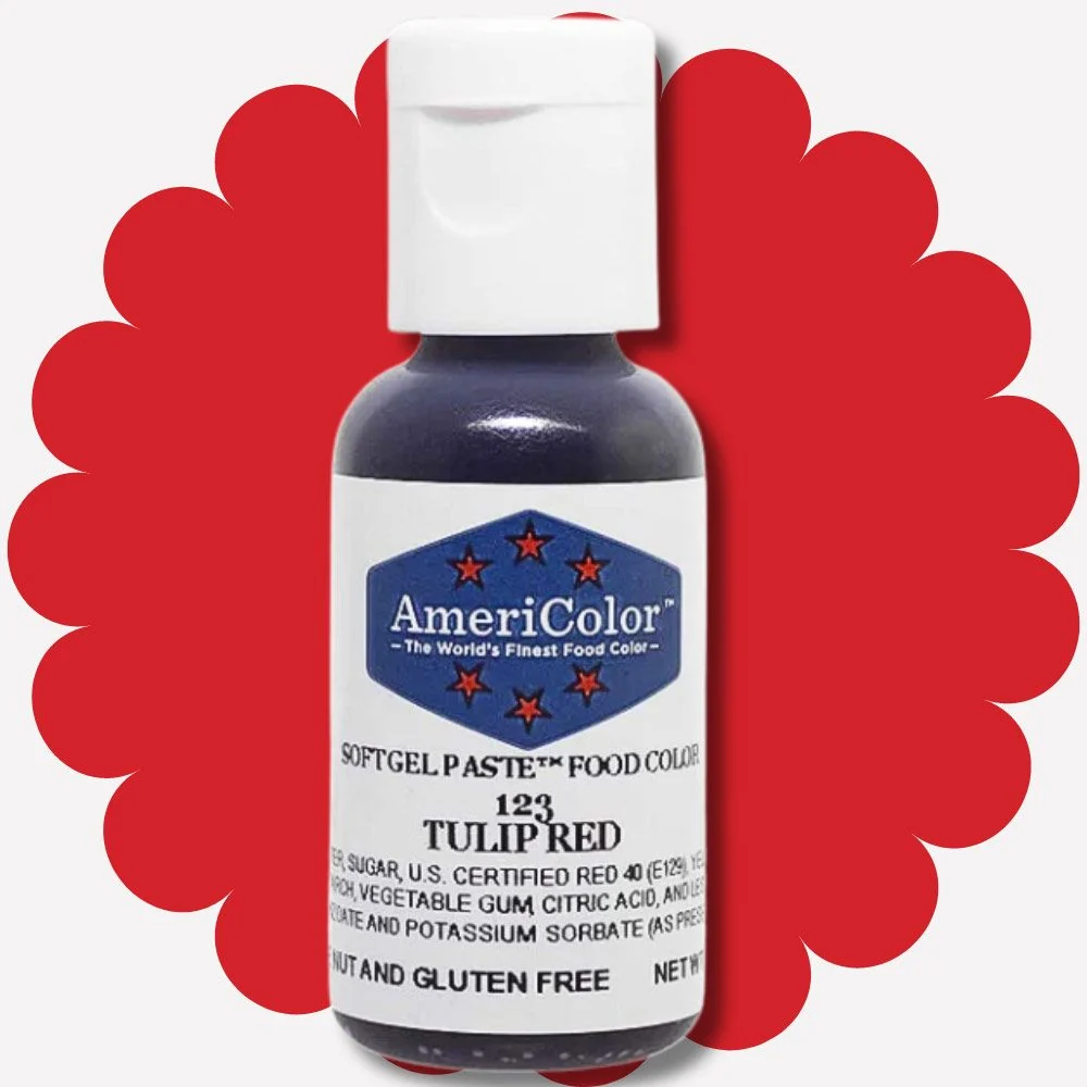 Tulip Red AmeriColor Gel Paste Food Color