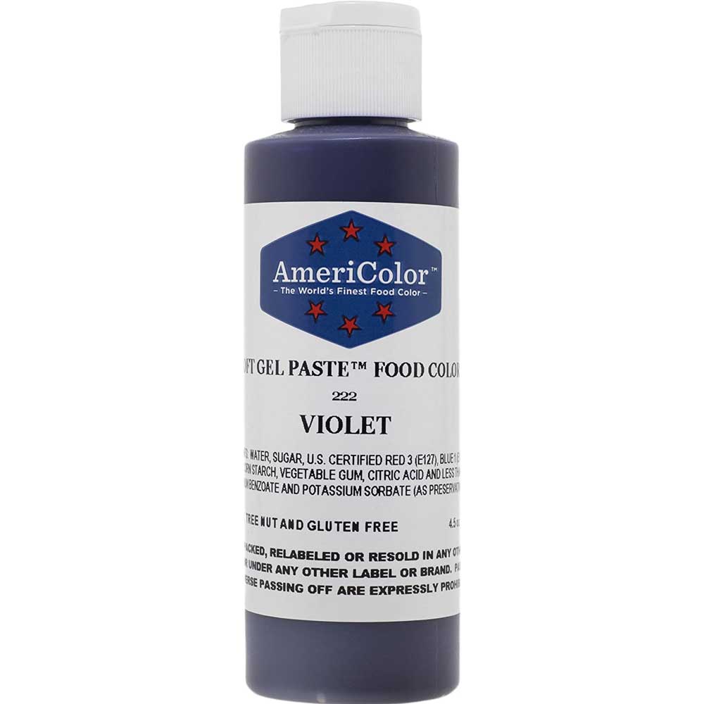 Violet AmeriColor Gel Paste Food Color 4.5 Ounces