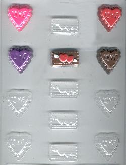 Assorted Love Pieces Candy Mold