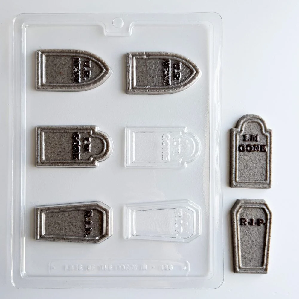 Assorted Tombstones Candy Mold