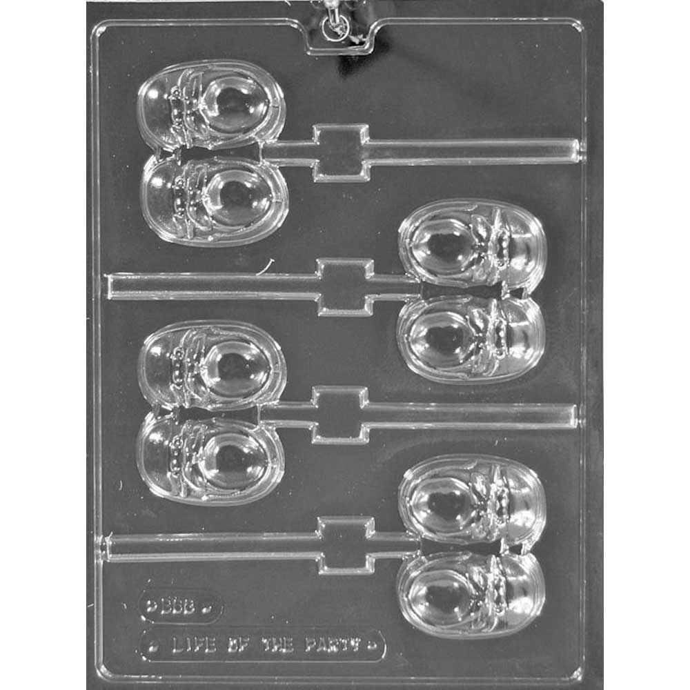 Baby Shoes Lollipop Chocolate Mold