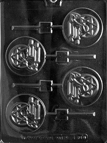 Bar Mitzvah Boy Pop Candy Mold