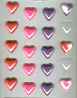 Bite Size Heart Candy Mold