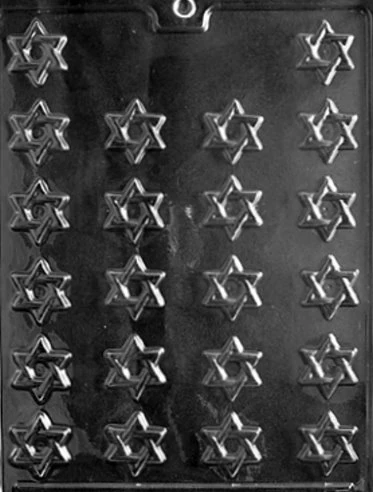 Bite Size Star Of David Candy Mold