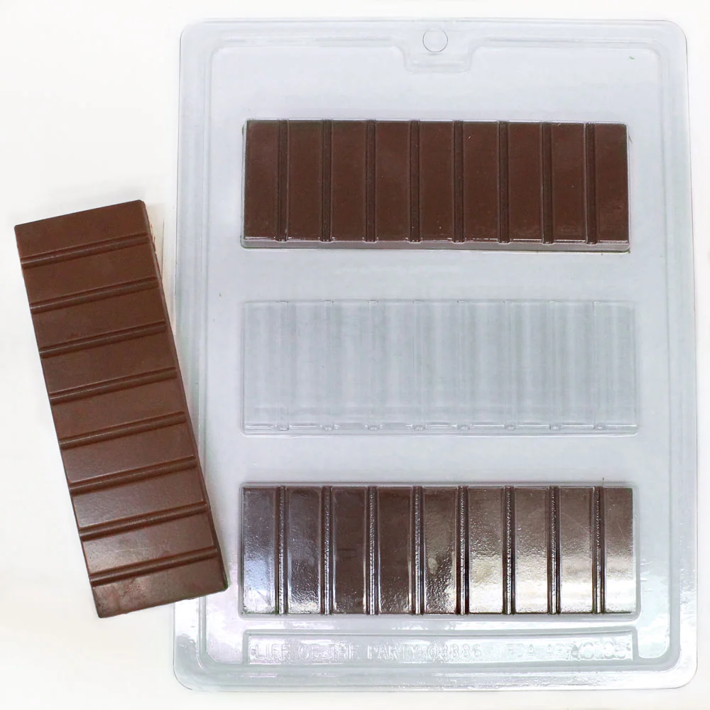 9 Section Break Apart Chocolate Bar Mold