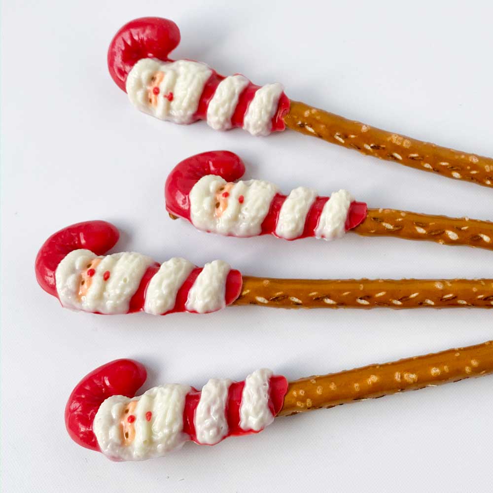 Candy Cane Santa Pretzel Rod Mold - Image 4
