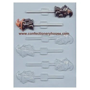 Cat With Hat Lollipop Chocolate Mold