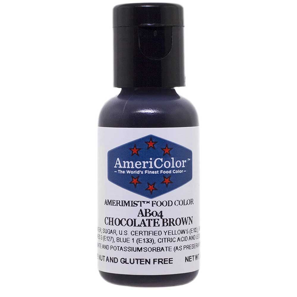 Chocolate Brown AmeriColor Gel Paste Food Color