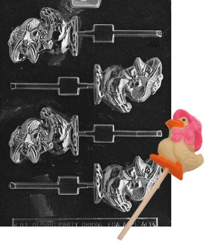 Duck With Hat Pop Mold