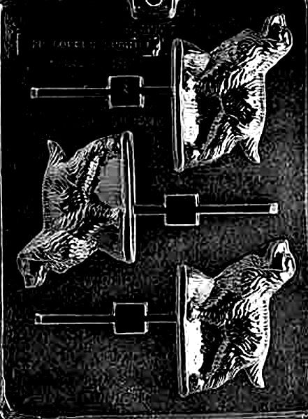 Cocker Spaniel Dog Lollipop Chocolate Mold