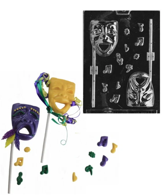 Comedy Tragedy Pop And Pieces Candy Mold