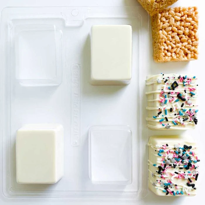Crispy Rice Cereal Bar Chocolate Mold