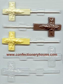 Cross Pop Candy Mold