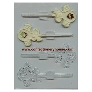 Cute Ghost Lollipop Chocolate Mold