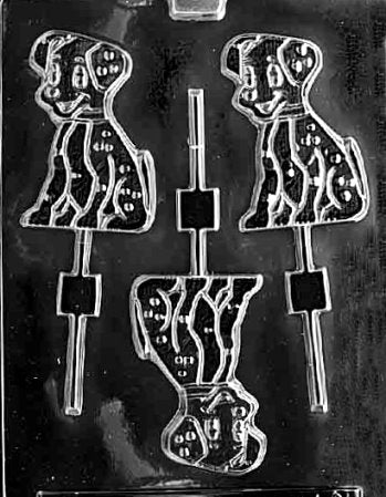 Dalmatian Dog Pop Candy Mold