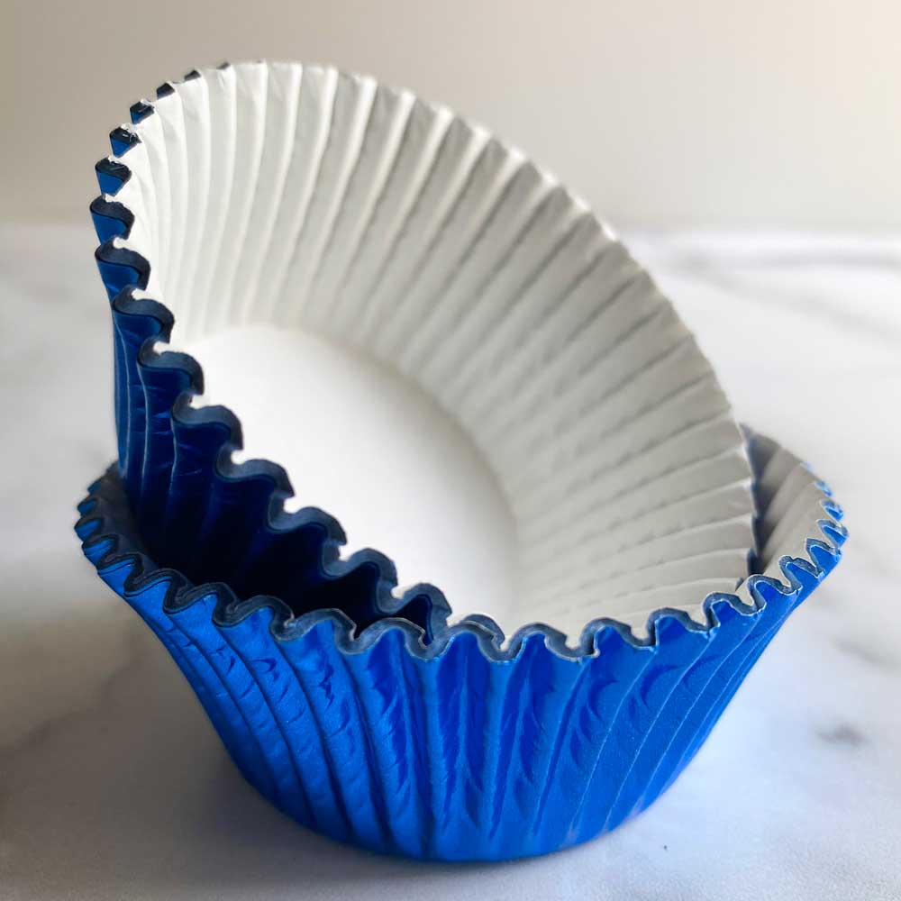 Dark Blue Foil Cupcake Liners - Image 3