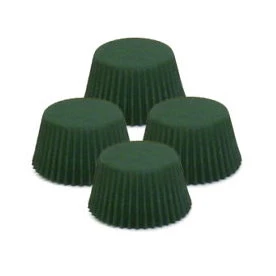 Dark Green Mini Muffin Cups