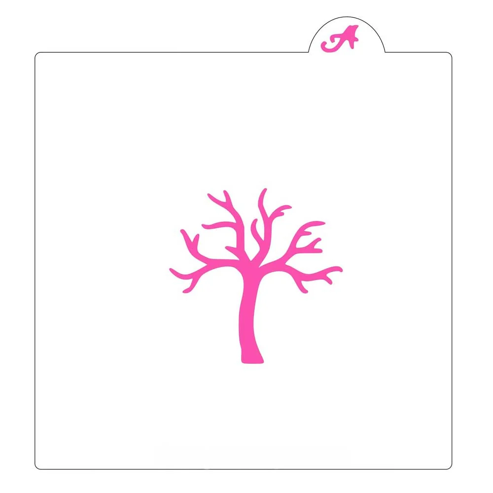 Dead Tree Cookie Stencil