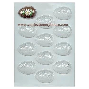 Decorated Egg Candy Mold